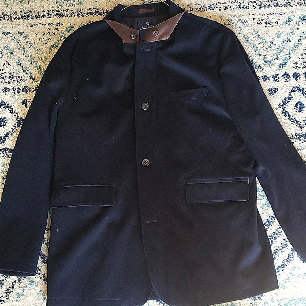 Brooks Brothers navy pea coay